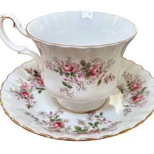 24pcs, Tea Cup & Saucer Set, Vintage Royal Albert, Floral Lavender Rose, EUC
